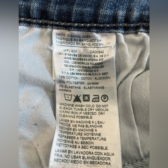 Levi’s Denizen Modern Skinny Size 14M - Picture 5 of 9